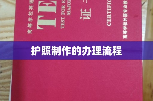 沅陵护照制作的办理流程