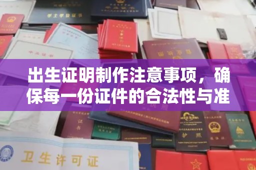 沅陵出生证明制作注意事项，确保每一份证件的合法性与准确性