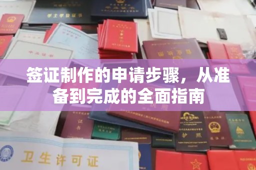 沅陵签证制作的申请步骤，从准备到完成的全面指南
