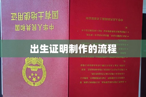 沅陵出生证明制作的流程